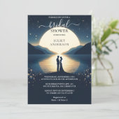 Invitation Lakeside Mountain Fun Nature Lake Fête des mariées (Debout devant)