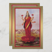 Invitation Lakshmi 1896 (Devant / Derrière)