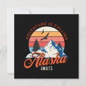 Invitation L'Alaska Attend ! (Dos)