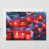 Invitation L'allumage des bougies (Devant)