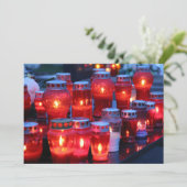 Invitation L'allumage des bougies (Debout devant)