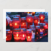 Invitation L'allumage des bougies (Devant / Derrière)