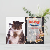 Invitation Lame cat (Debout devant)