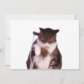 Invitation Lame cat (Dos)