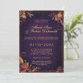 Invitation L'Améthyste en fleurs : l'Union Éternelle (Debout devant)