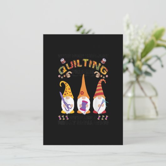 Invitation L'amie quilteuse des femmes était plus qu'une simp (Debout devant)