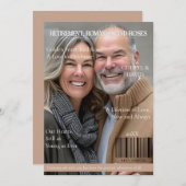 Invitation L'amour à la retraite Magazine Couverture Romance (Devant / Derrière)