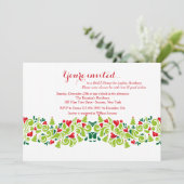 Invitation L'Amour à l'invitation de Noël (Debout devant)