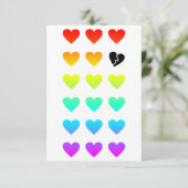 Invitation l'amour arc-en-ciel (Debout devant)