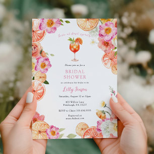 Invitation L'amour au premier Spritz Bright Citrus Fête des m