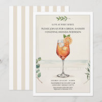 L'amour au premier Spritz Chic Coastal Enterrement