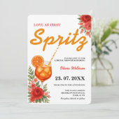 Invitation L'amour au premier Spritz | Réception de mariage m (Debout devant)