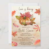 Invitation L'amour brasse automne nuptiale douche (Devant)