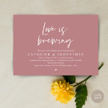 Invitation L'amour brasse, Dîner de répétition Mariage Invita<br><div class="desc">Annoncez votre bonheur toujours après dans le style avec notre design moderne de thème (L'amour brasse) mariage de la répétition fête de fête carte d'invitation. Idéal pour les couples qui ont décidé de célébrer la veille de leur grand jour. Avec son design sophistiqué et ludique, cette invitation vous donnera le...</div>