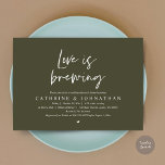 Invitation L'amour brasse, Dîner de répétition Mariage Invita<br><div class="desc">Annoncez votre bonheur toujours après dans le style avec notre design moderne de thème (L'amour brasse) mariage de la répétition fête de fête carte d'invitation. Idéal pour les couples qui ont décidé de célébrer la veille de leur grand jour. Avec son design sophistiqué et ludique, cette invitation vous donnera le...</div>