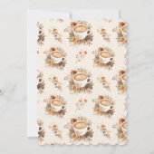 Invitation L'amour brasse du café Boho Douche nuptiale (Dos)