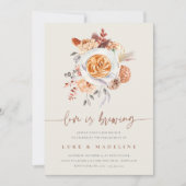 Invitation L'amour brasse du café Brunch (Devant)