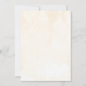 Invitation L'amour brasse du café rustique Fête des mariées à (Dos)