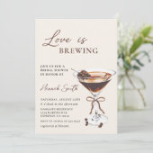 Invitation L'amour brasse Espresso Martini Fête des mariées I (Debout devant)