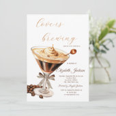 Invitation L'amour brasse Espresso Martini Parties scintillan (Debout devant)