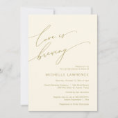 Invitation L'amour brasse, fête de la Fête des mariées (Devant)