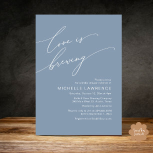 Invitation L'amour brasse, fête de la Fête des mariées