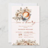 Invitation L'amour brasse Fête des mariées Café & Floral (Devant)