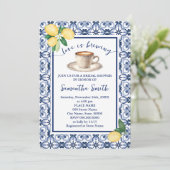 Invitation L'amour brasse Fête des mariées Café Méditerranée (Debout devant)