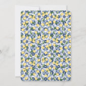 Invitation L'amour brasse Fête des mariées Café Méditerranée (Dos)