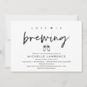 Invitation L'amour brasse, Fête des mariées de fête de la biè (Devant)