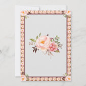 Invitation L'amour brasse | Fête des mariées de thé à la char (Dos)