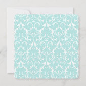 Invitation L'amour brasse Floral Bridal Tea Shower Invitatiat (Dos)