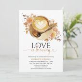 Invitation L'amour brasse la Fête des mariées (Debout devant)