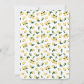 Invitation L'amour brasse la Fête des mariées Café Citrons (Dos)