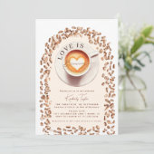 Invitation L'amour brasse la Fête des mariées cardiaque de la (Debout devant)