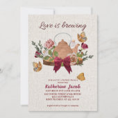 Invitation L'amour brasse la Fête des mariées d'automne du th (Devant)