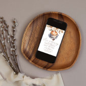 Invitation L'amour brasse la Fête des mariées de café