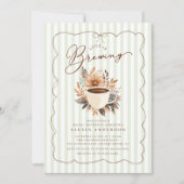 Invitation L'amour brasse la Fête des mariées de café (Devant)
