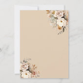 Invitation L'amour brasse la Fête des mariées de café (Dos)