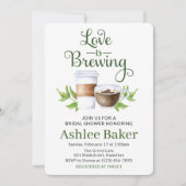 Invitation L'amour brasse la Fête des mariées de la coupe du (Devant)