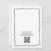 Invitation L'amour brasse la Fête des mariées Espresso Martin (Dos)