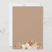 Invitation L'amour brasse la Fête des mariées Espresso Martin (Dos)