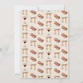 Invitation L'amour brasse la Fête des mariées Espresso Martin (Dos)