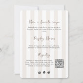 Invitation L'amour brasse la Fête des mariées Espresso Martin (Dos)