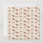 Invitation L'amour brasse la Fête des mariées Espresso Martin (Dos)