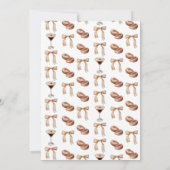 Invitation L'amour brasse la Fête des mariées Espresso Martin (Dos)