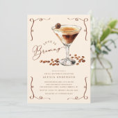 Invitation L'amour brasse la Fête des mariées Martini (Debout devant)