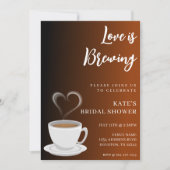 Invitation L'amour brasse la terre cuite et la Fête des marié (Devant)