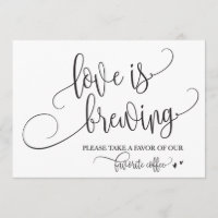 L'amour brasse le café bar Mariage Signé