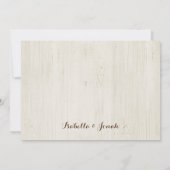 Invitation L'amour brasse les couples nuptiale douche Invitat (Dos)